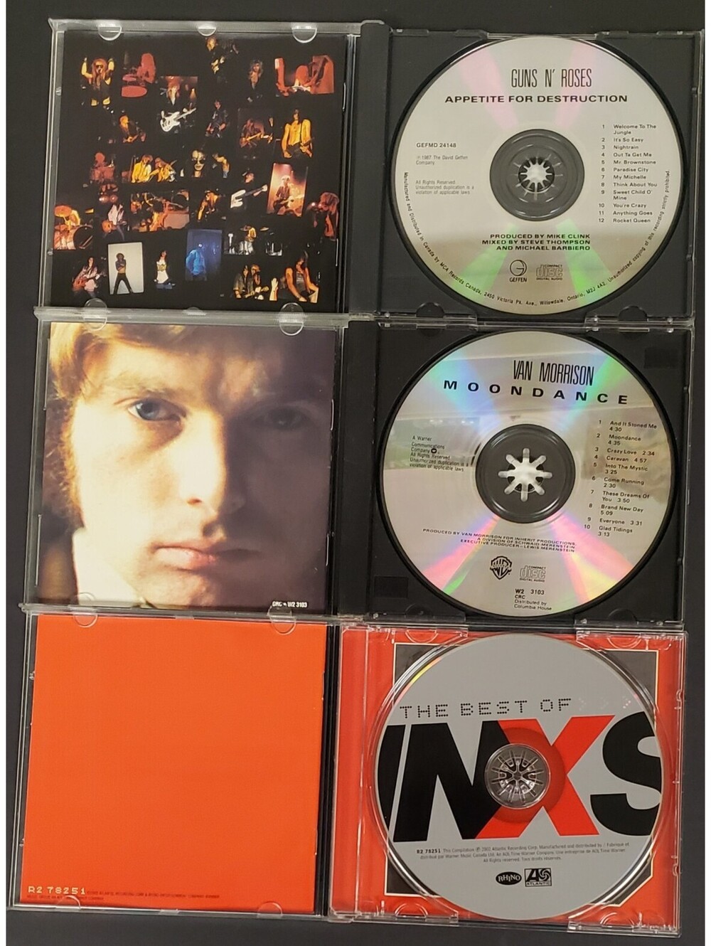 6 Classic Rock CDs - Guns N' Roses, Van Morrison, INXS, David Gogo+ VG - Picture 3 of 6